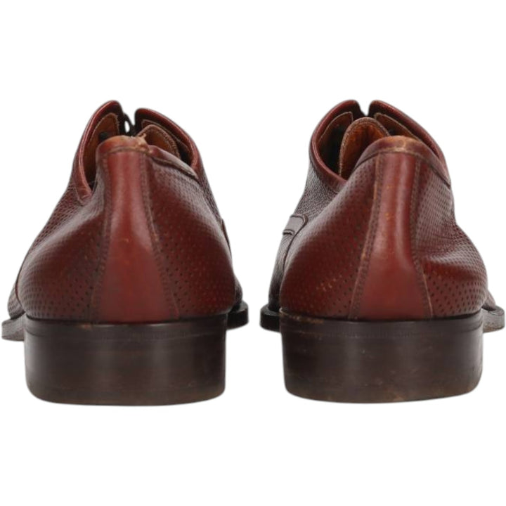 Salvatore Ferragamo straight-tip shoes, made in Italy, size 9D Men's 27.0cm unclear red type reddish brown Vintage Second Hand