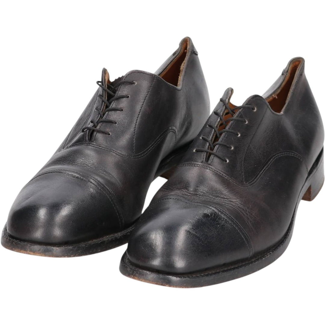 2000s SHOES Straight Tip Shoes Made in England Size 8L Men's 26.0cm unclear black type Vintage Second Hand
