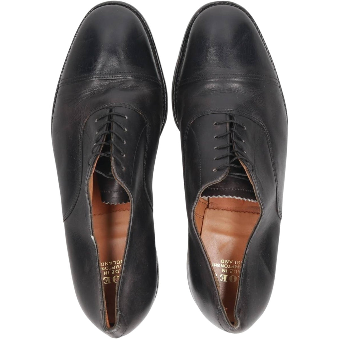 2000s SHOES Straight Tip Shoes Made in England Size 8L Men's 26.0cm unclear black type Vintage Second Hand