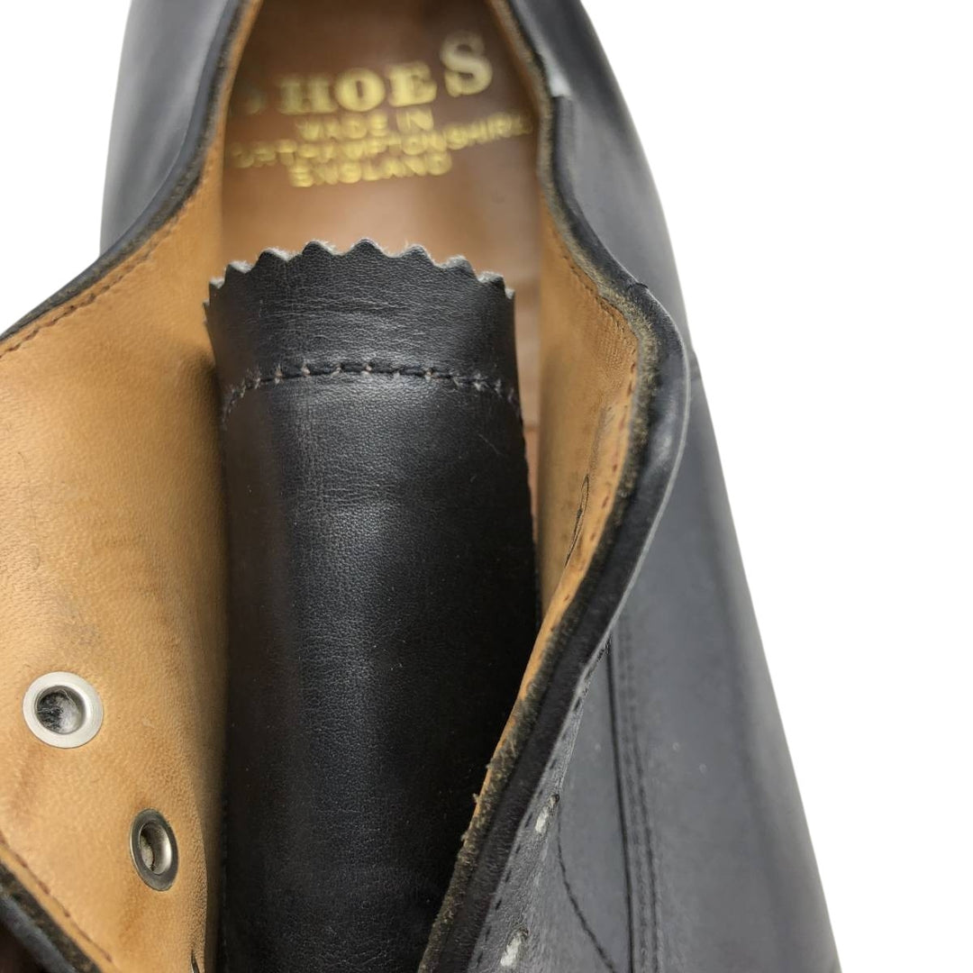2000s SHOES Straight Tip Shoes Made in England Size 8L Men's 26.0cm unclear black type Vintage Second Hand