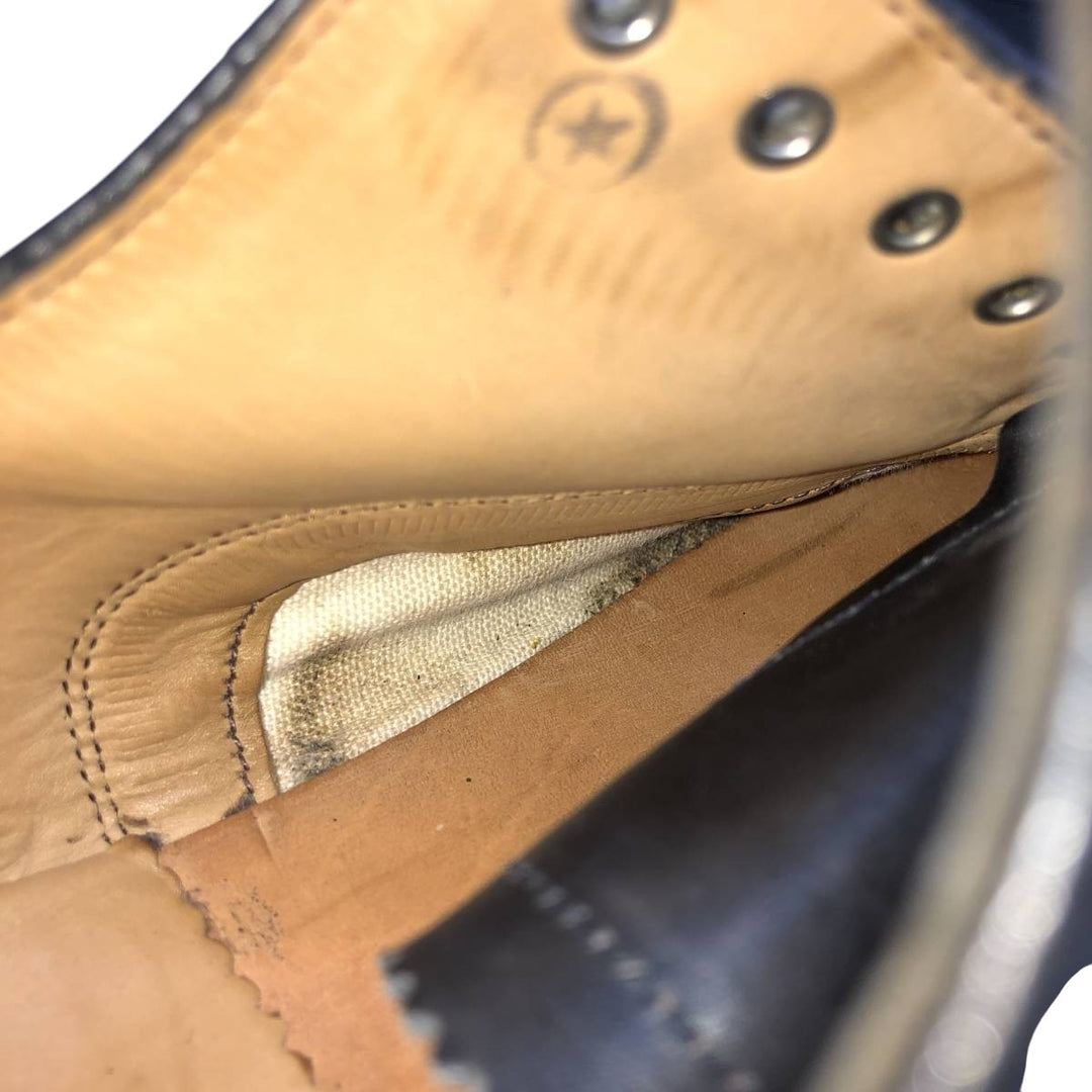 2000s SHOES Straight Tip Shoes Made in England Size 8L Men's 26.0cm unclear black type Vintage Second Hand