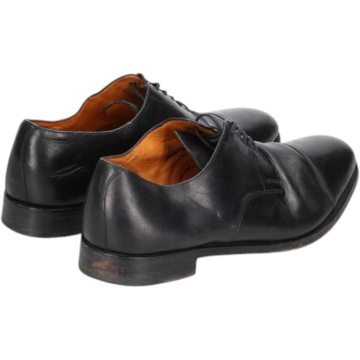 Grenson Feathermaster Straight Tip Shoes, Made in England, Size 10EF Men's 28.5cm genuine leather black type Vintage Second Hand