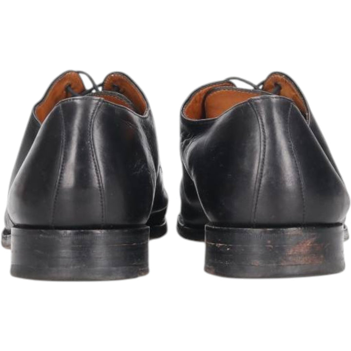 Grenson Feathermaster Straight Tip Shoes, Made in England, Size 10EF Men's 28.5cm genuine leather black type Vintage Second Hand