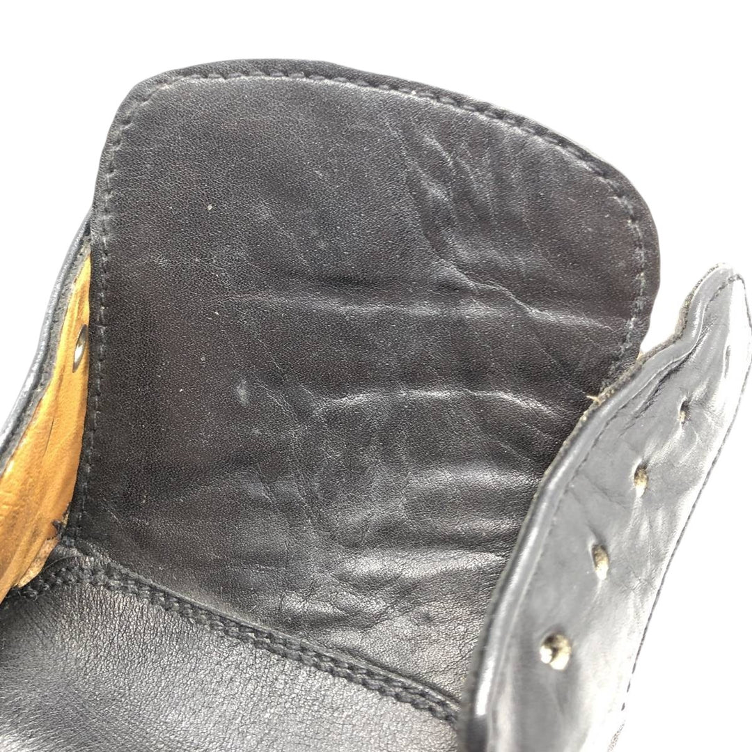 Grenson Feathermaster Straight Tip Shoes, Made in England, Size 10EF Men's 28.5cm genuine leather black type Vintage Second Hand