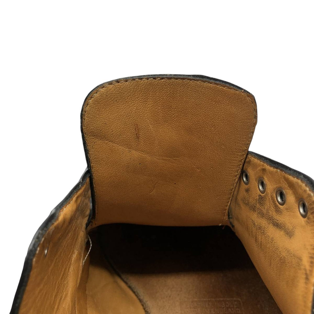 Grenson Feathermaster Straight Tip Shoes, Made in England, Size 10EF Men's 28.5cm genuine leather black type Vintage Second Hand