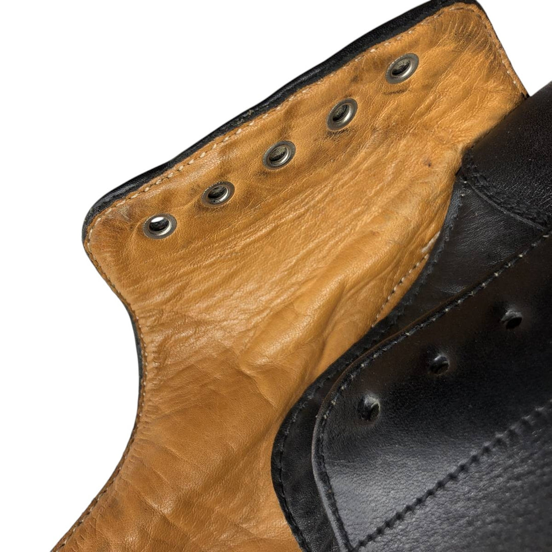 Grenson Feathermaster Straight Tip Shoes, Made in England, Size 10EF Men's 28.5cm genuine leather black type Vintage Second Hand