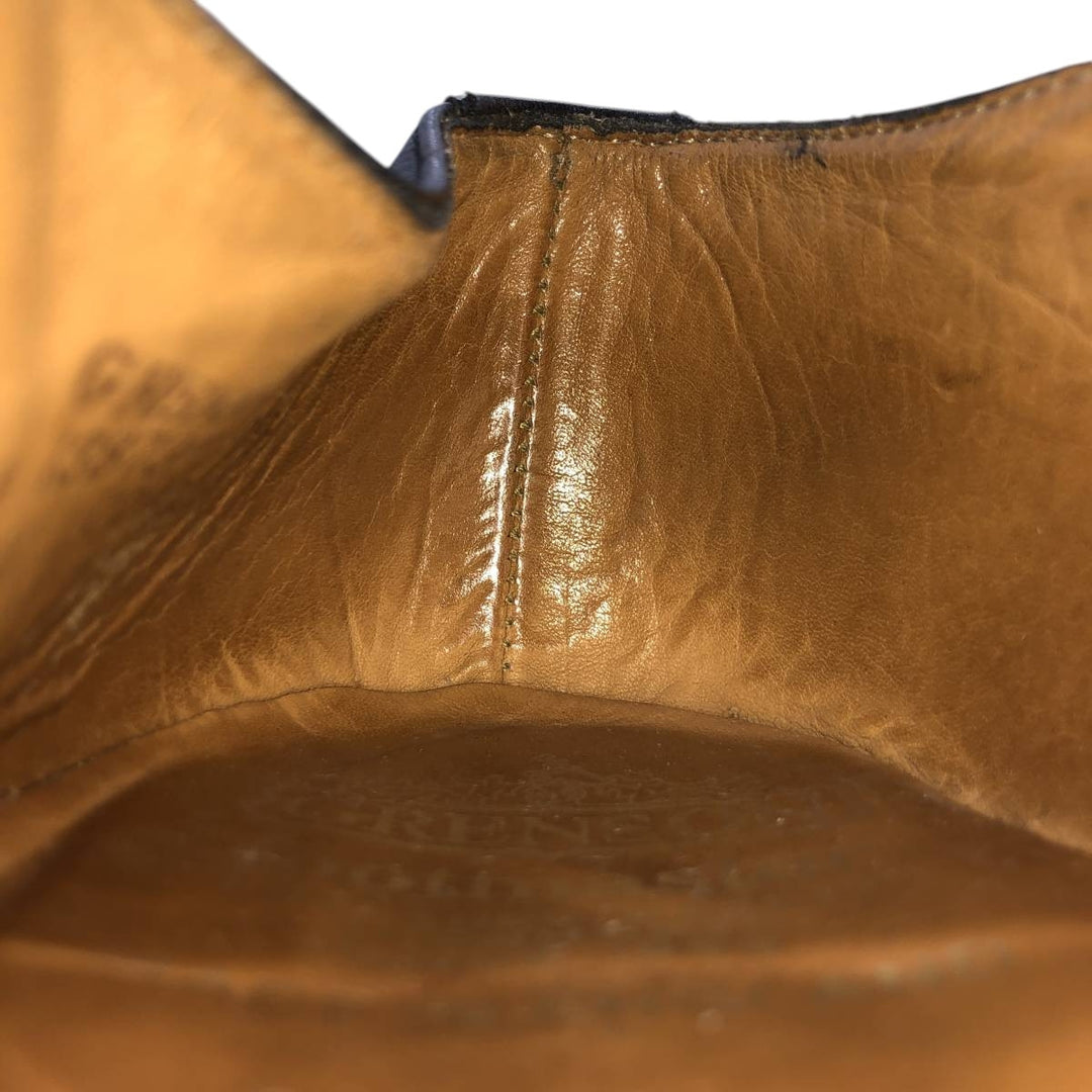 Grenson Feathermaster Straight Tip Shoes, Made in England, Size 10EF Men's 28.5cm genuine leather black type Vintage Second Hand