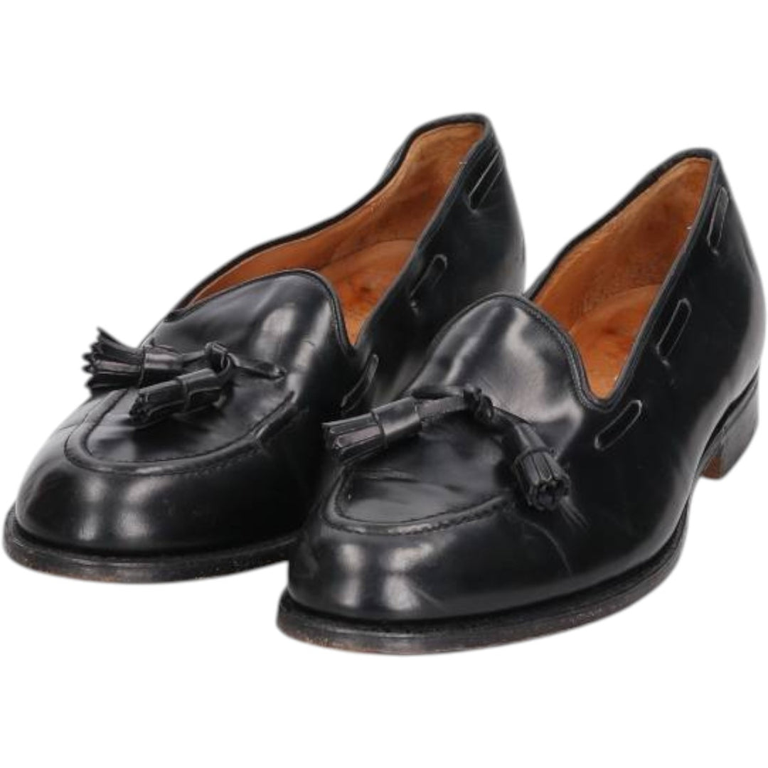 Church's Custom Grade Tassel Loafers, Made in England Men's 28.0cm unclear black type Vintage Second Hand
