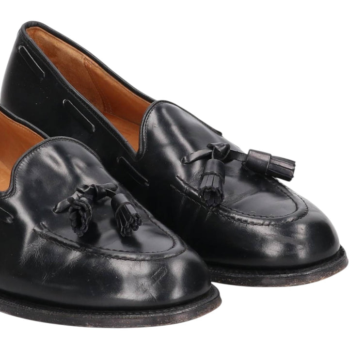 Church's Custom Grade Tassel Loafers, Made in England Men's 28.0cm unclear black type Vintage Second Hand