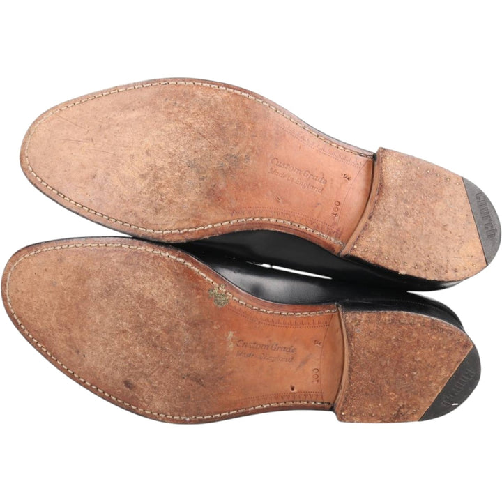 Church's Custom Grade Tassel Loafers, Made in England Men's 28.0cm unclear black type Vintage Second Hand