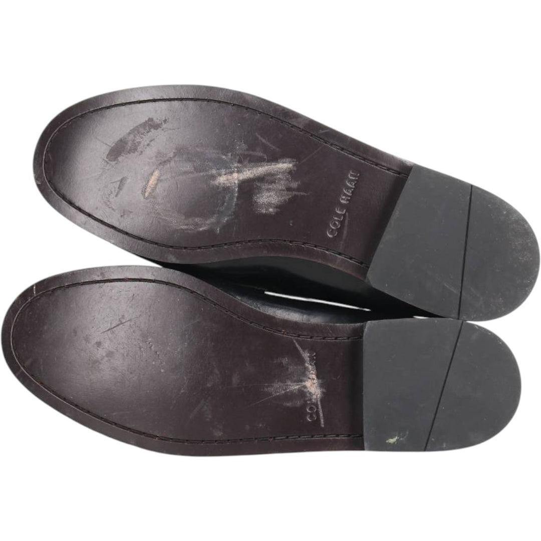 COLEHAAN coin loafers 10D Men's 28.0cm genuine leather black type Vintage Second Hand