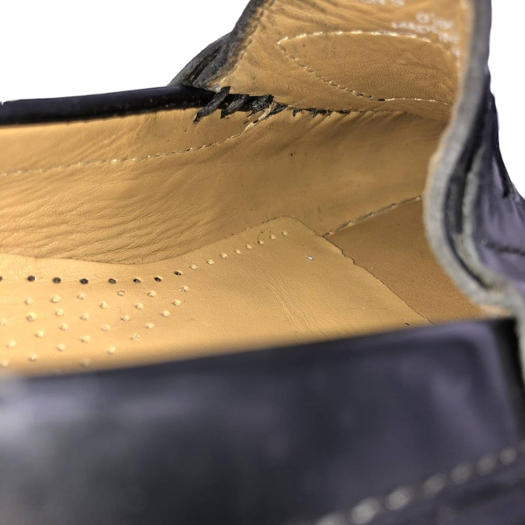 COLEHAAN coin loafers 10D Men's 28.0cm genuine leather black type Vintage Second Hand