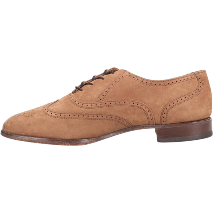 Bostonian Full Brogue Wingtip Shoes, Made in USA, Size 7 1/2 M Women's 24.5cm unclear beige type brown Vintage Second Hand