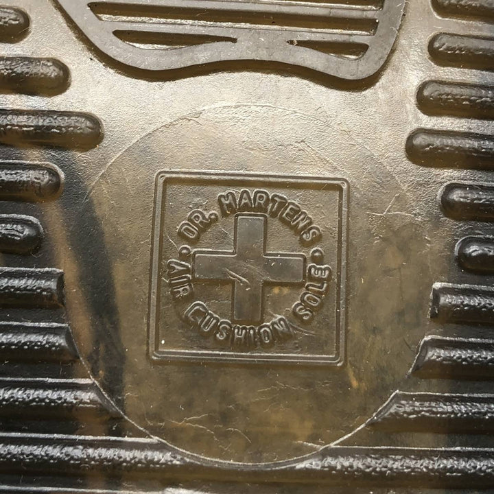 Dr. Martens Quilted Monk Strap Shoes, Size 4, Women's, Size 9.1" /saa015190 Women's 23.0cm genuine leather wine-red Vintage Second Hand