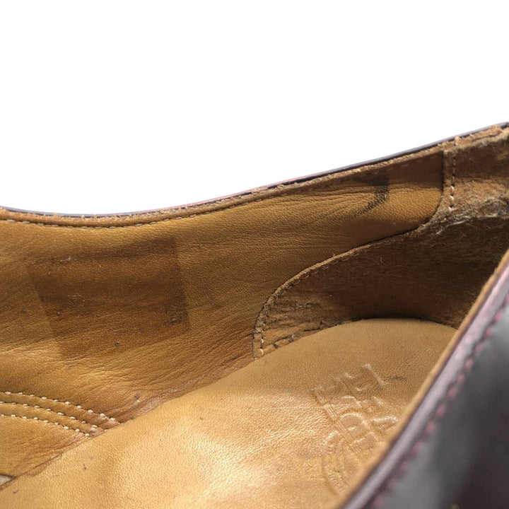 Dr. Martens Quilted Monk Strap Shoes, Size 4, Women's, Size 9.1" /saa015190 Women's 23.0cm genuine leather wine-red Vintage Second Hand