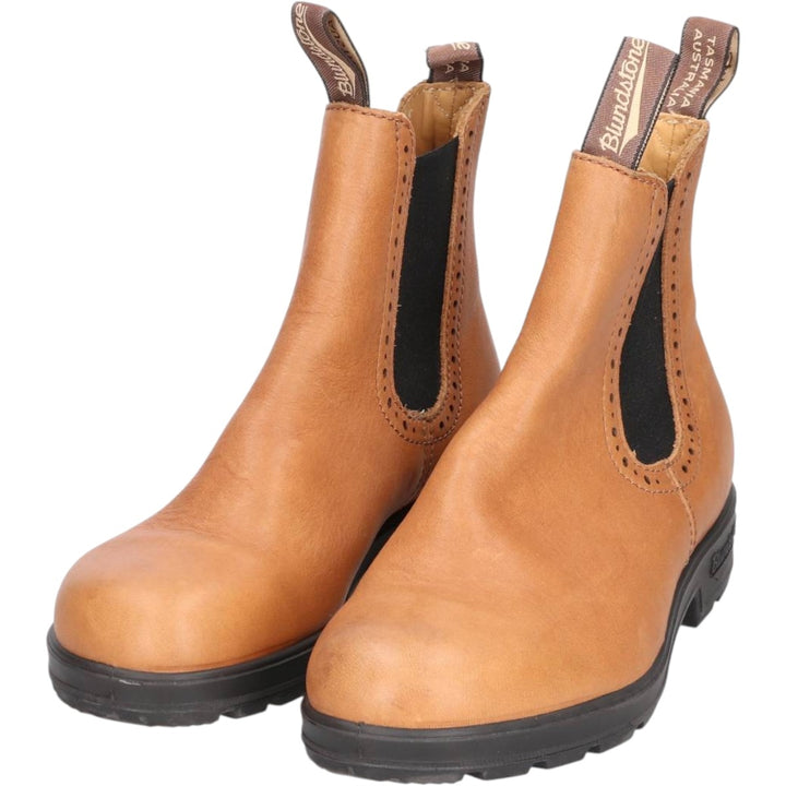 Blundstone Side Gore Boots 5 Women's 24.0cm genuine leather brown type Vintage Second Hand