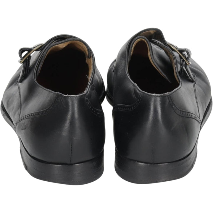 Bally monk strap shoes, made in Italy, size 10 D Men's 28.5cm unclear black type Vintage Second Hand