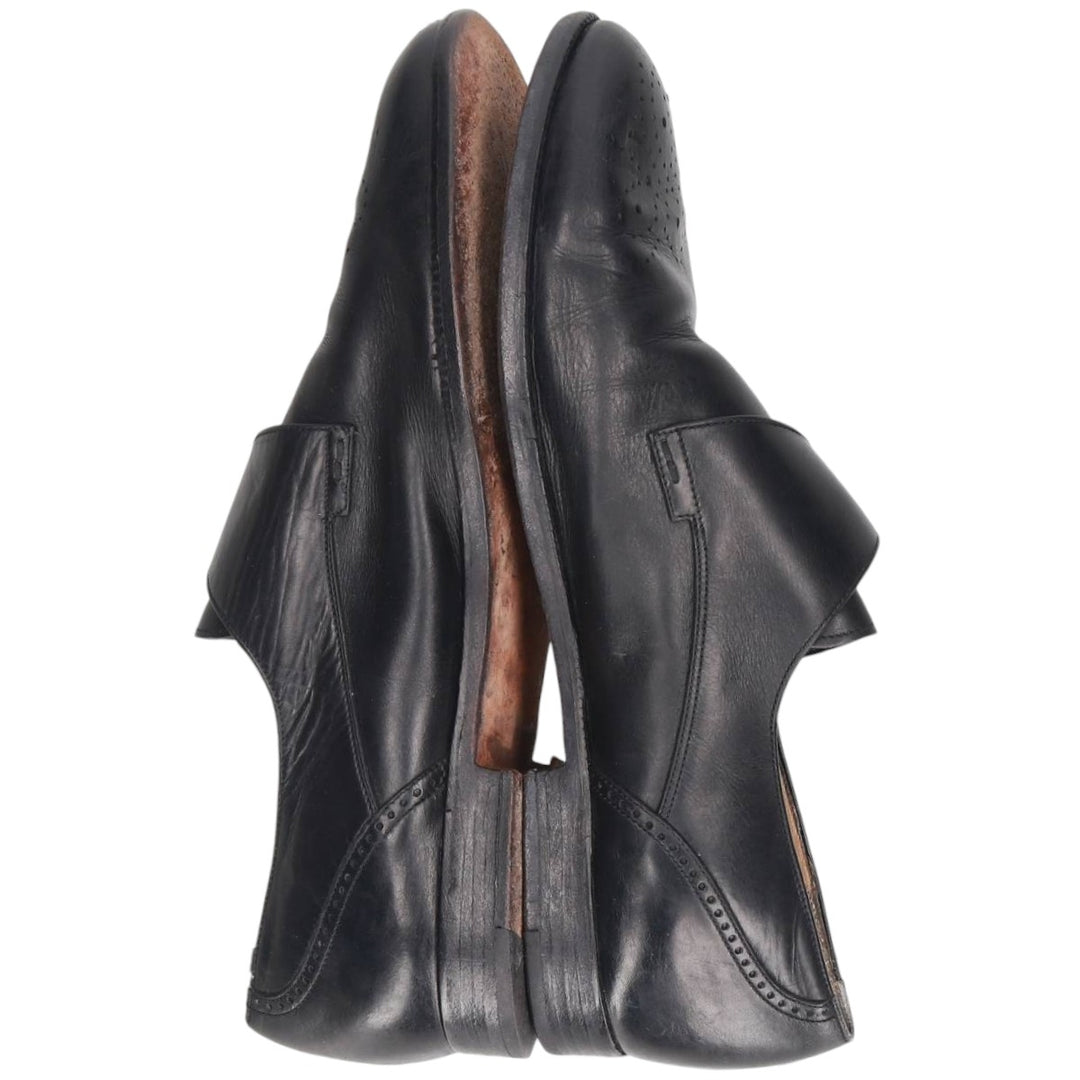 Bally monk strap shoes, made in Italy, size 10 D Men's 28.5cm unclear black type Vintage Second Hand