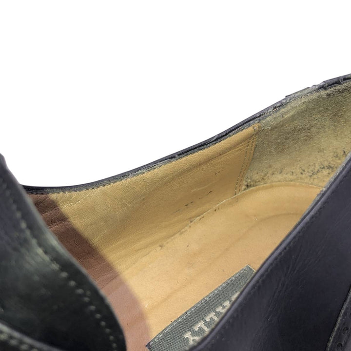 Bally monk strap shoes, made in Italy, size 10 D Men's 28.5cm unclear black type Vintage Second Hand