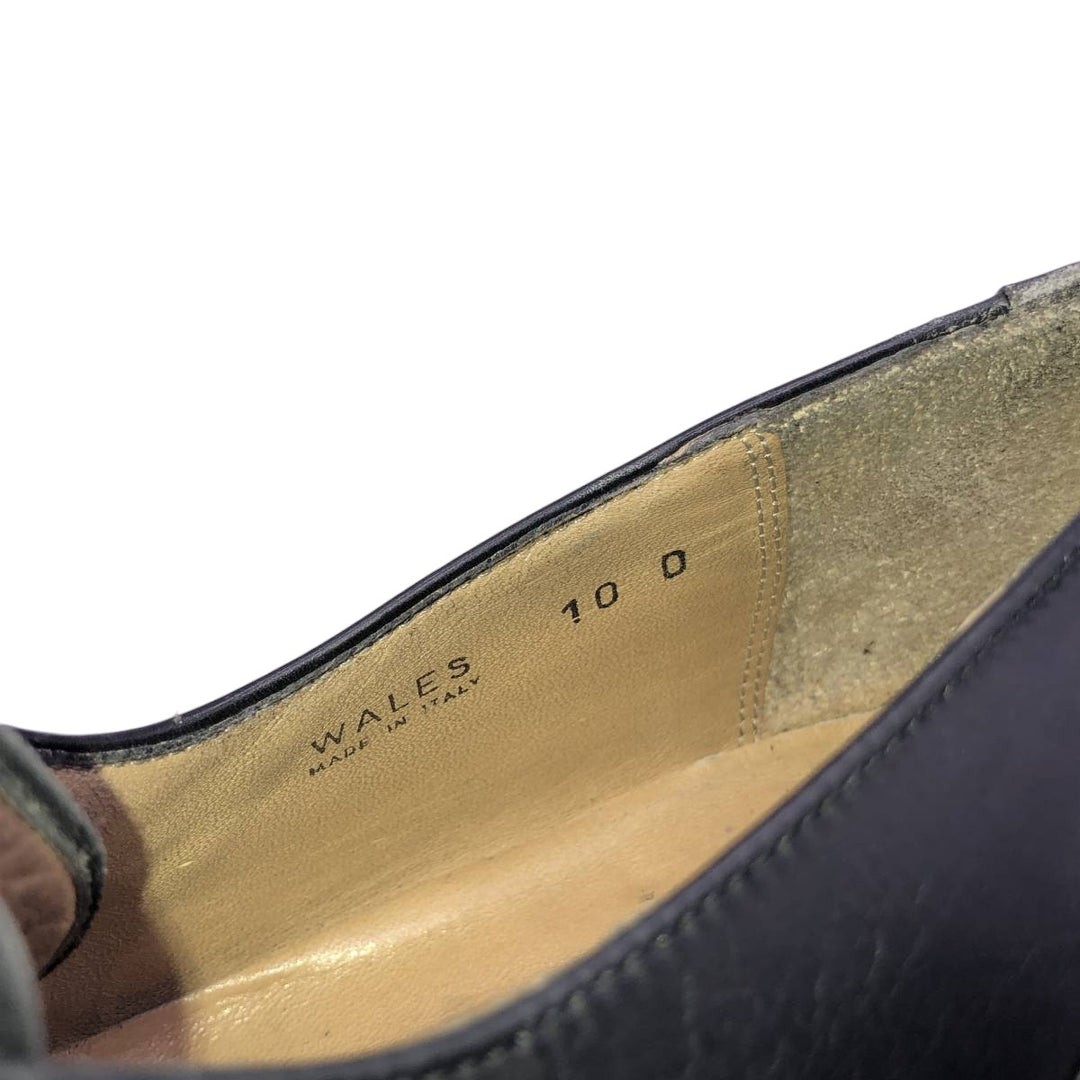 Bally monk strap shoes, made in Italy, size 10 D Men's 28.5cm unclear black type Vintage Second Hand