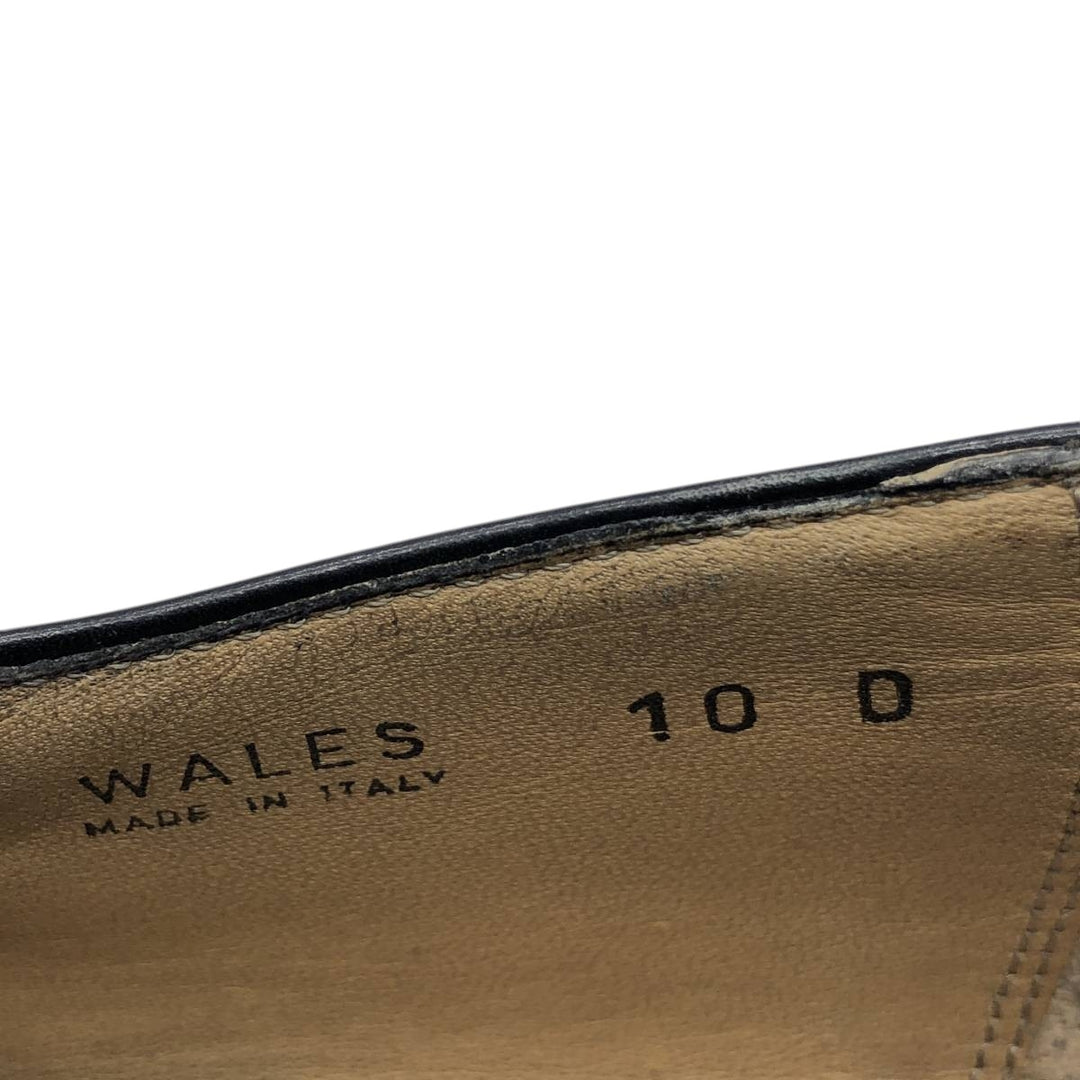 Bally monk strap shoes, made in Italy, size 10 D Men's 28.5cm unclear black type Vintage Second Hand