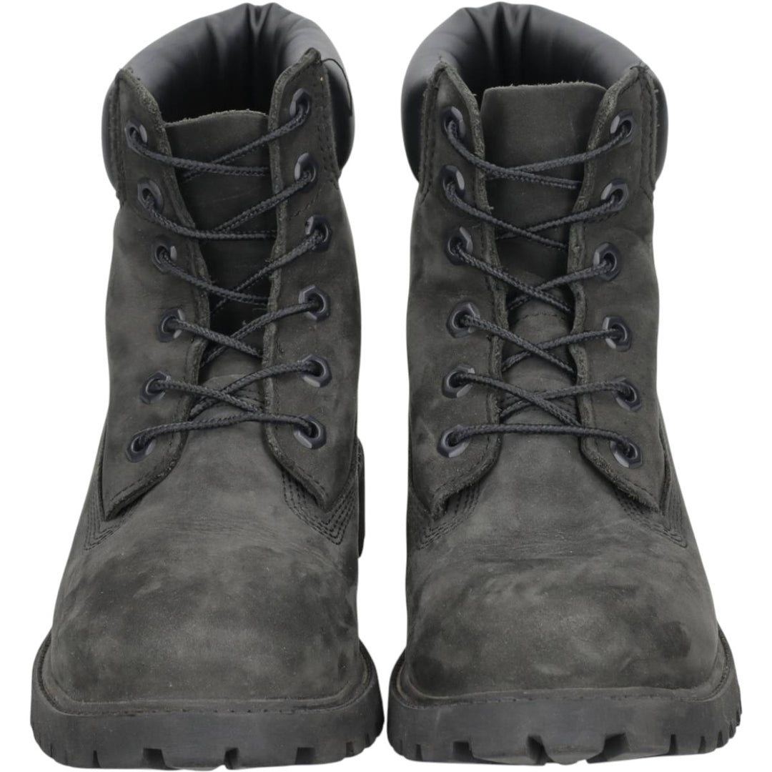 Timberland 6-inch Premium PRIMALOFT Suede Work Boots, Size 5 (M) Women's 22.0cm Genuine Leather Suede black type Vintage Second Hand