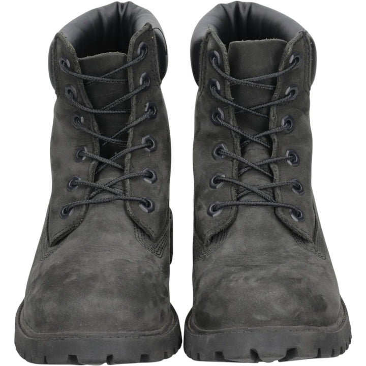 Timberland 6-inch Premium PRIMALOFT Suede Work Boots, Size 5 (M) Women's 22.0cm Genuine Leather Suede black type Vintage Second Hand