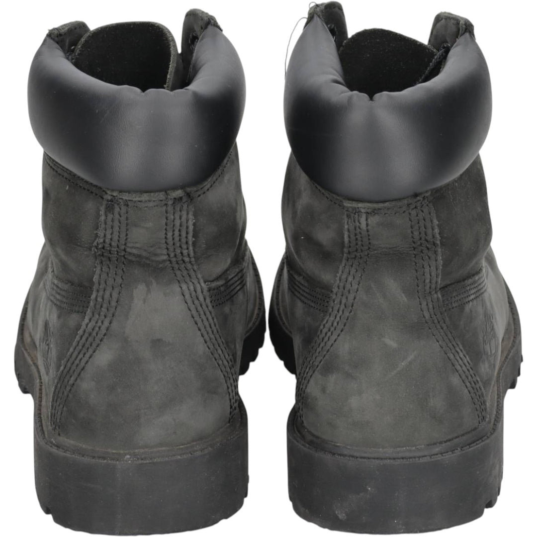 Timberland 6-inch Premium PRIMALOFT Suede Work Boots, Size 5 (M) Women's 22.0cm Genuine Leather Suede black type Vintage Second Hand