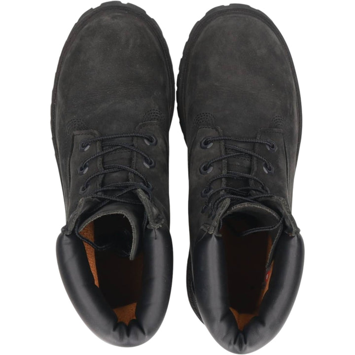 Timberland 6-inch Premium PRIMALOFT Suede Work Boots, Size 5 (M) Women's 22.0cm Genuine Leather Suede black type Vintage Second Hand