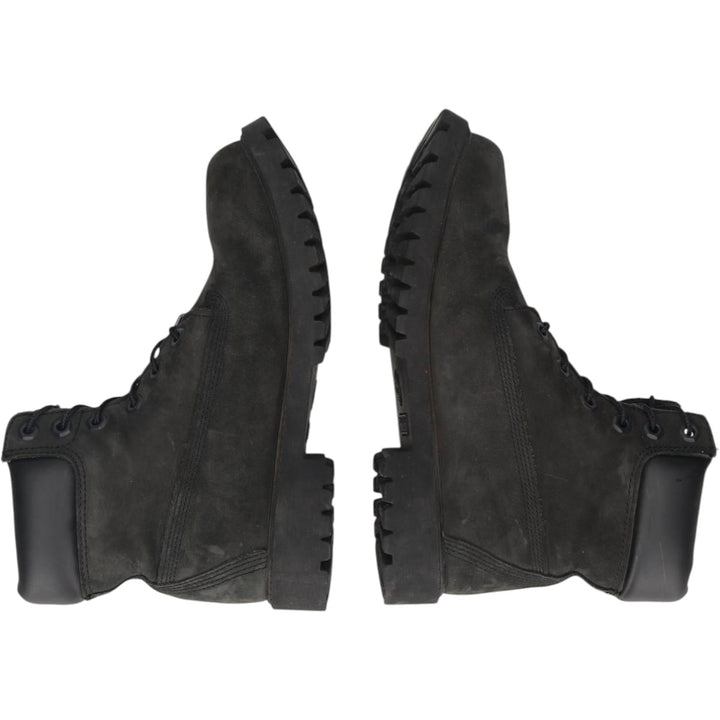 Timberland 6-inch Premium PRIMALOFT Suede Work Boots, Size 5 (M) Women's 22.0cm Genuine Leather Suede black type Vintage Second Hand