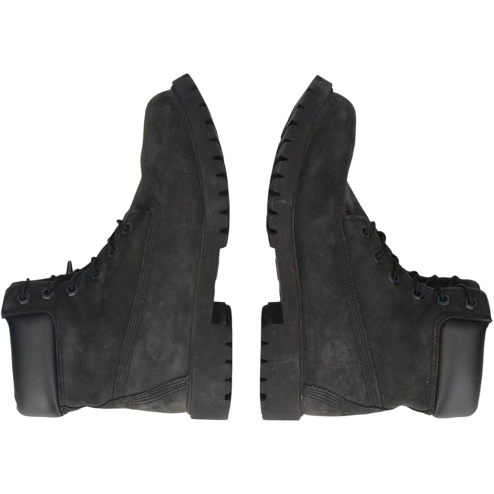 Timberland 6-inch Premium PRIMALOFT Suede Work Boots, Size 5 (M) Women's 22.0cm Genuine Leather Suede black type Vintage Second Hand