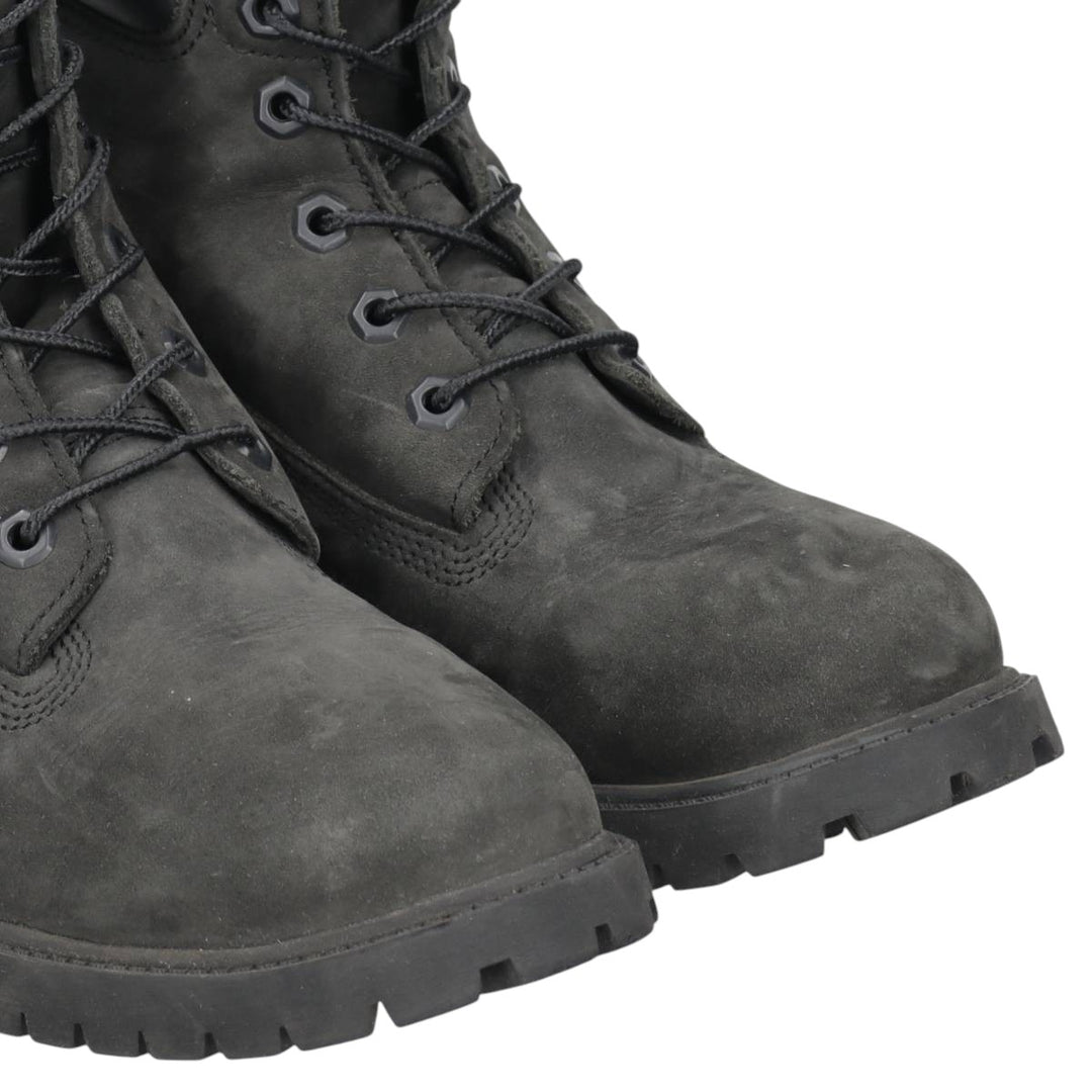 Timberland 6-inch Premium PRIMALOFT Suede Work Boots, Size 5 (M) Women's 22.0cm Genuine Leather Suede black type Vintage Second Hand