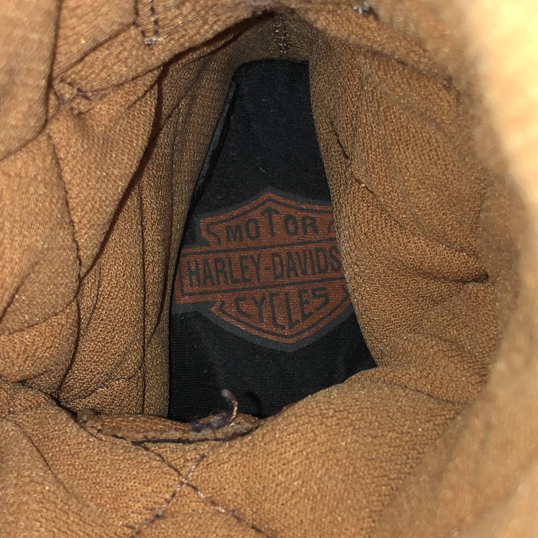 Harley-Davidson Quilted Suede Engineer Boots, Size 5 (Women's 8.7" equivalent) /saa015205 Women's 22.0cm unclear Beige type Vintage Second Hand