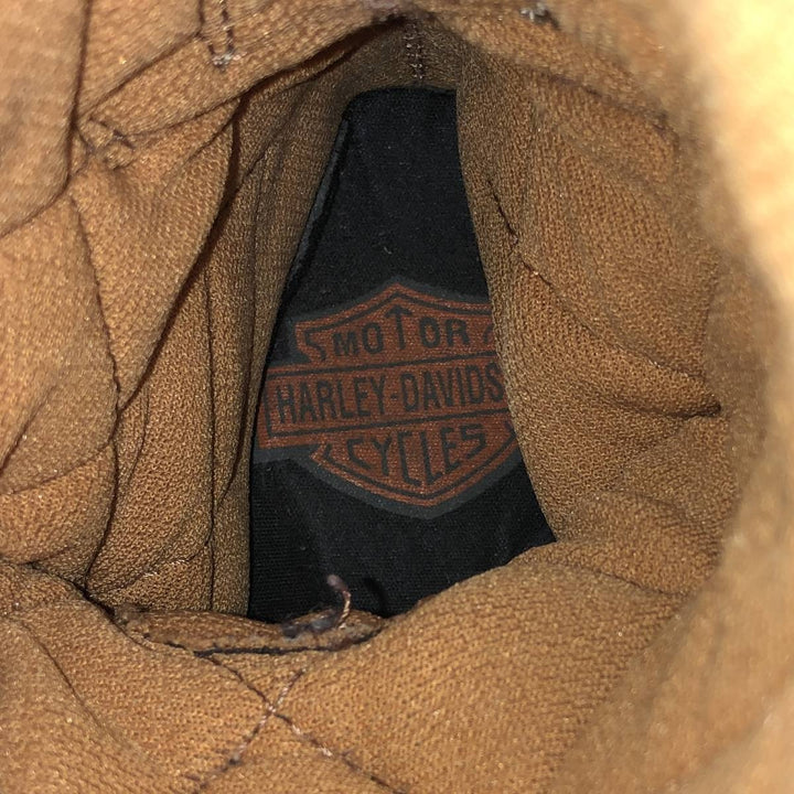 Harley-Davidson Quilted Suede Engineer Boots, Size 5 (Women's 8.7" equivalent) /saa015205 Women's 22.0cm unclear Beige type Vintage Second Hand