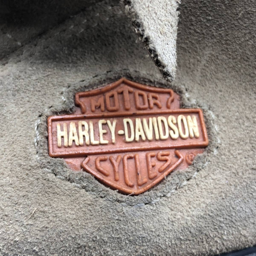 Harley-Davidson Quilted Suede Engineer Boots, Size 5 (Women's 8.7" equivalent) /saa015205 Women's 22.0cm unclear Beige type Vintage Second Hand