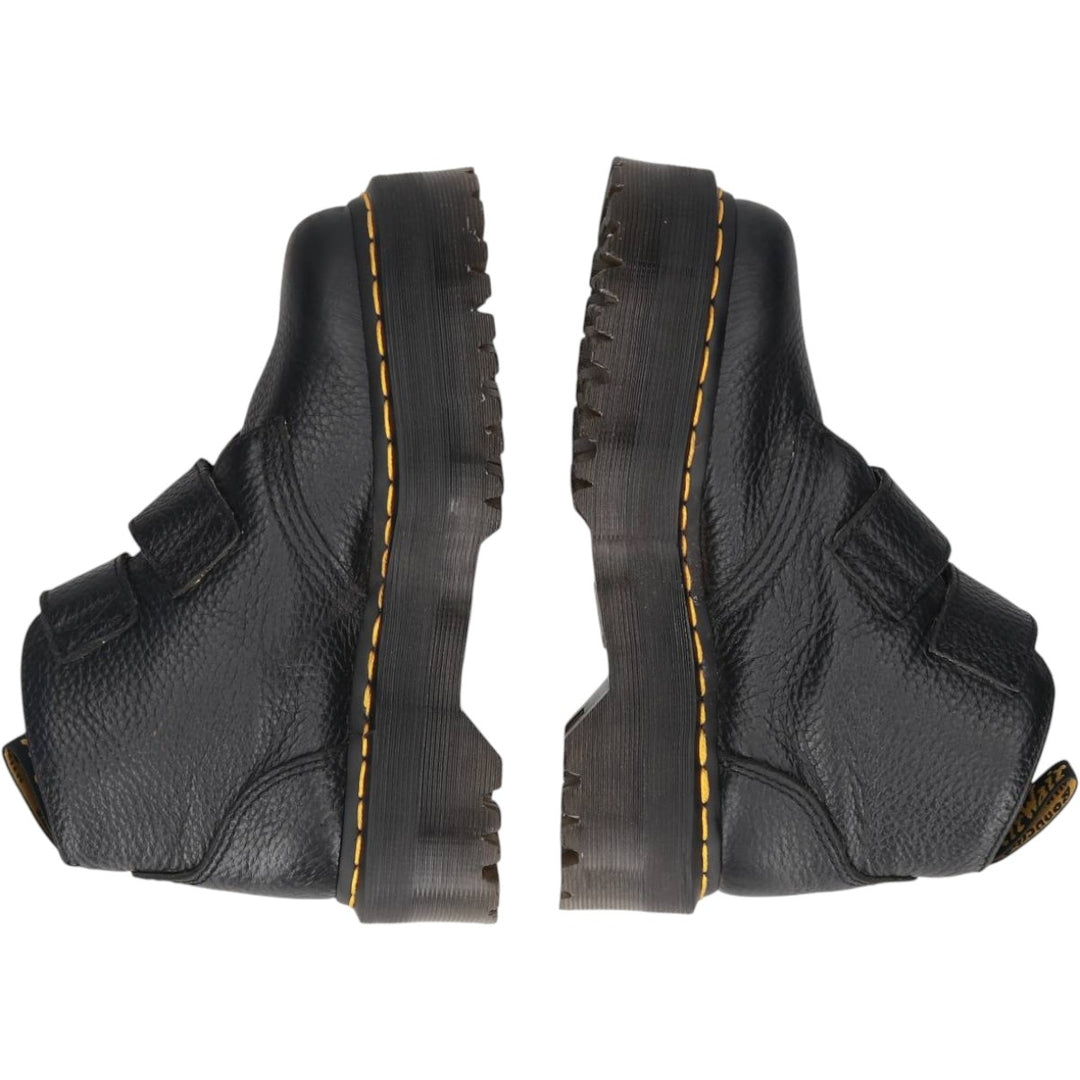 Dr. Martens DEVON HEART Platform Short Boots, Size 3 Women's 22.0cm unclear black type Vintage Second Hand