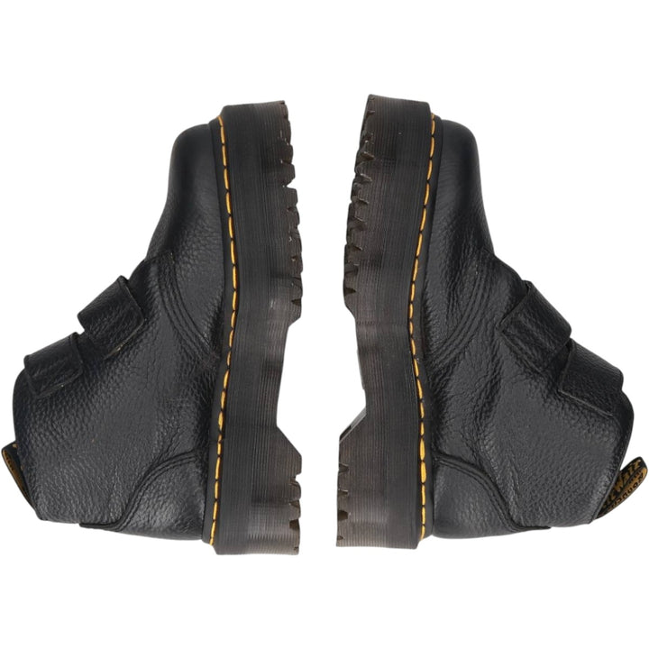 Dr. Martens DEVON HEART Platform Short Boots, Size 3 Women's 22.0cm unclear black type Vintage Second Hand