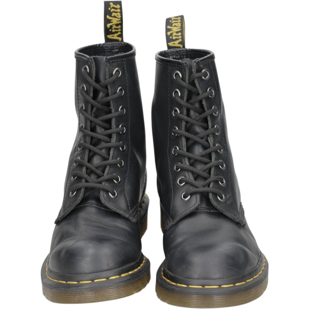 Dr. Martens 1460 W 8-hole boots, size 5 Women's 24.0cm unclear black type Vintage Second Hand