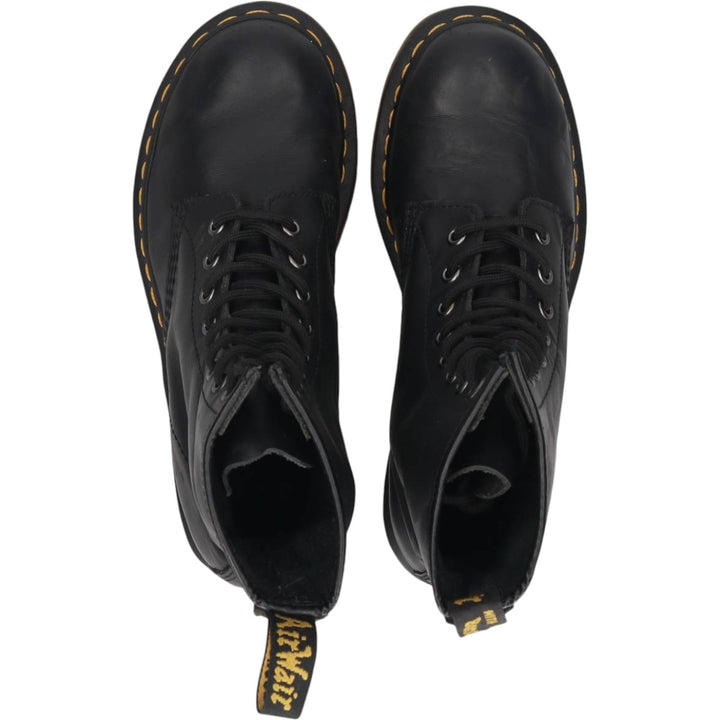Dr. Martens 1460 W 8-hole boots, size 5 Women's 24.0cm unclear black type Vintage Second Hand