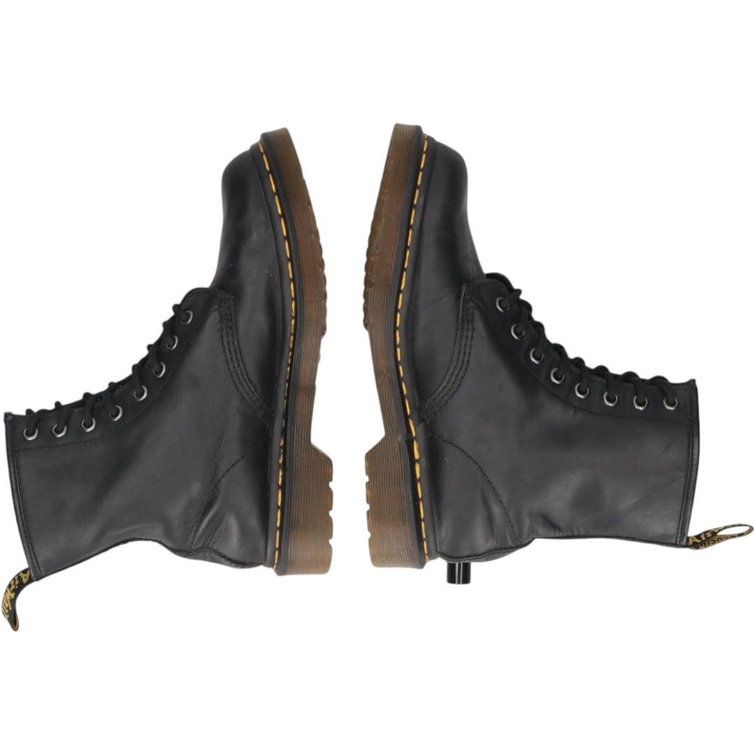 Dr. Martens 1460 W 8-hole boots, size 5 Women's 24.0cm unclear black type Vintage Second Hand