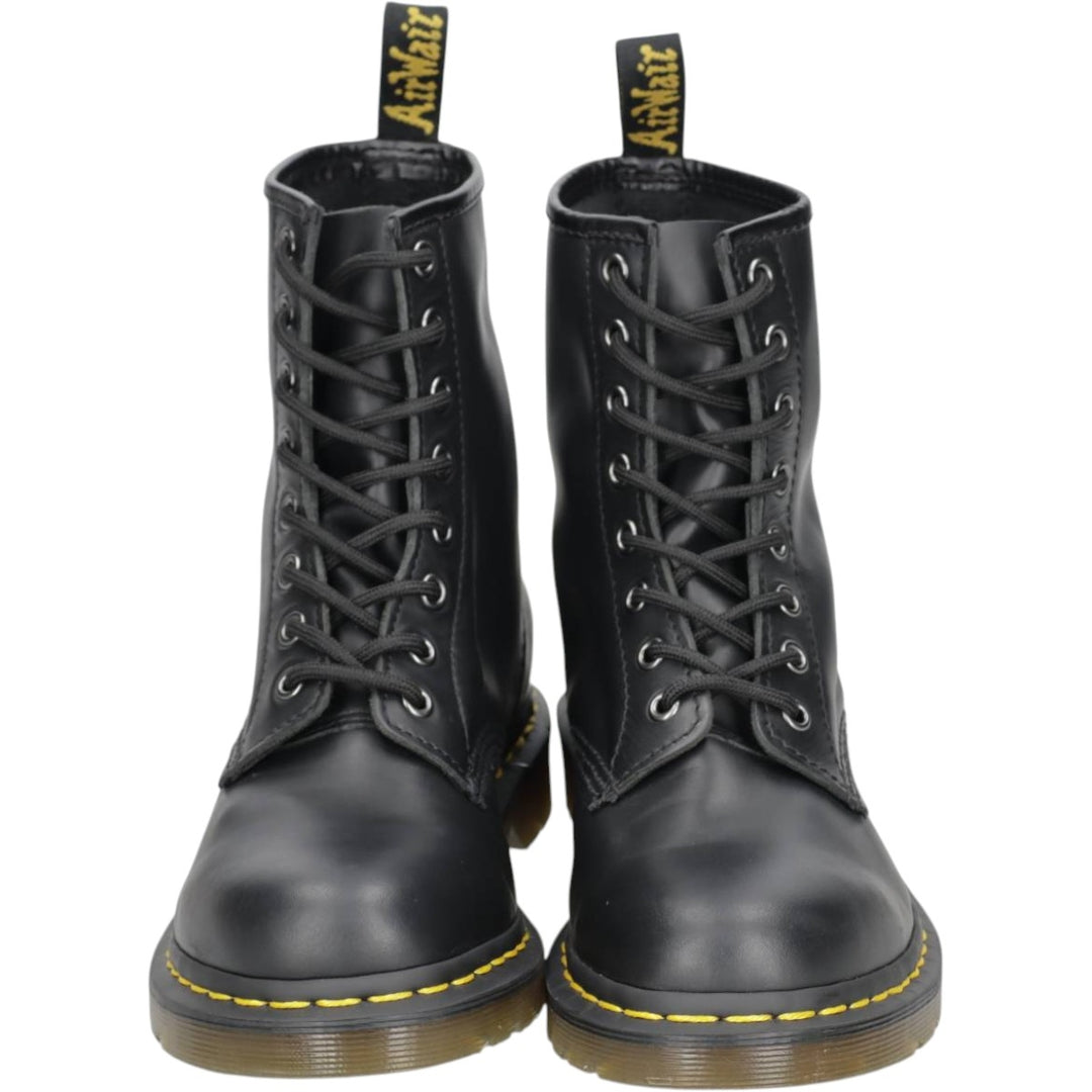 Dr. Martens 11821 8-hole boots, size 6 Women's 25.0cm genuine leather black type Vintage Second Hand