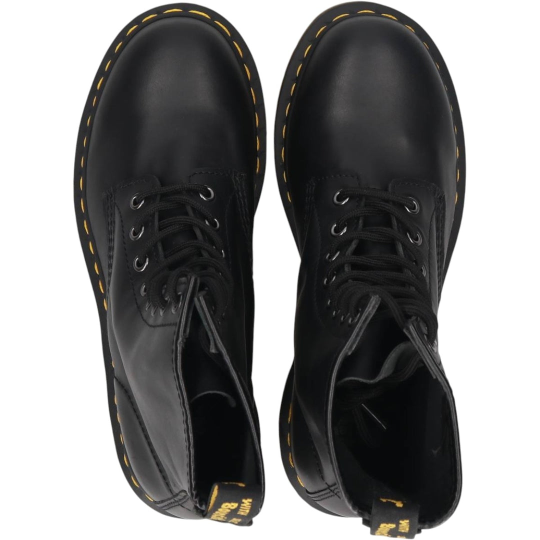 Dr. Martens 11821 8-hole boots, size 6 Women's 25.0cm genuine leather black type Vintage Second Hand