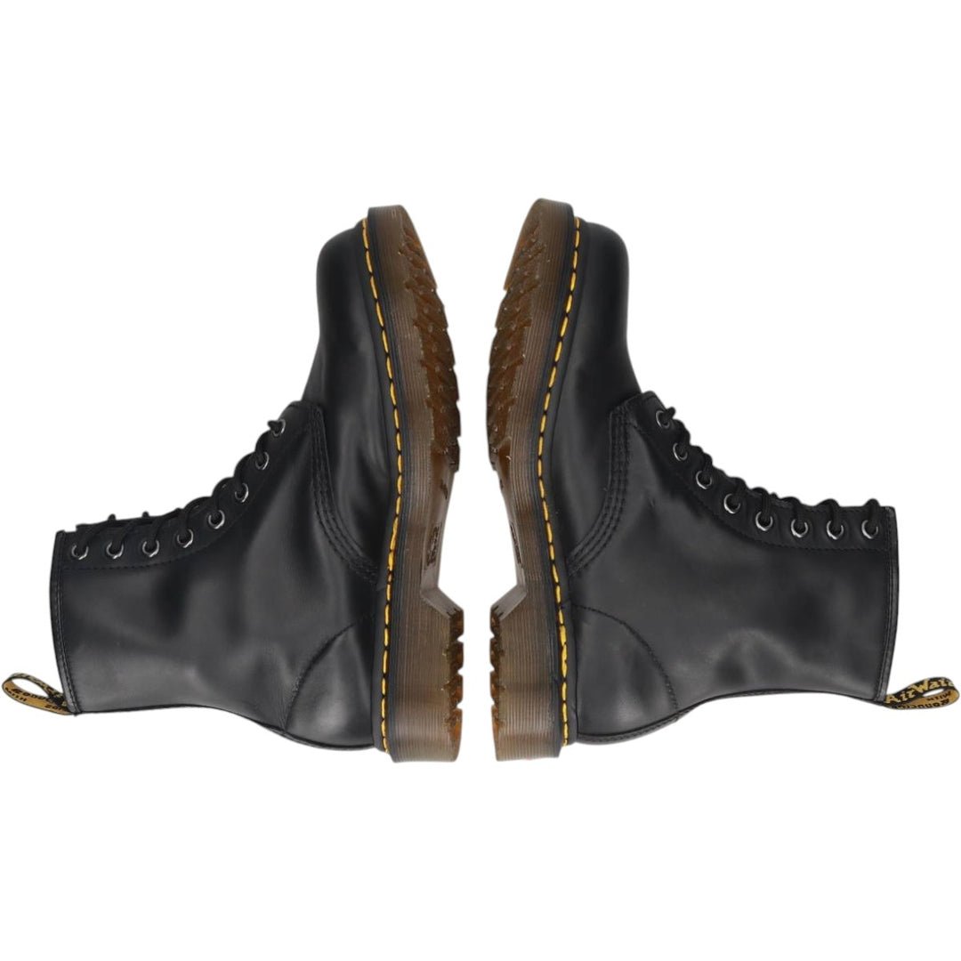 Dr. Martens 11821 8-hole boots, size 6 Women's 25.0cm genuine leather black type Vintage Second Hand