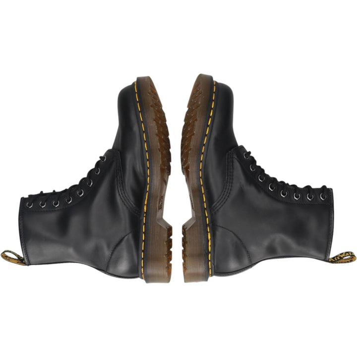 Dr. Martens 11821 8-hole boots, size 6 Women's 25.0cm genuine leather black type Vintage Second Hand