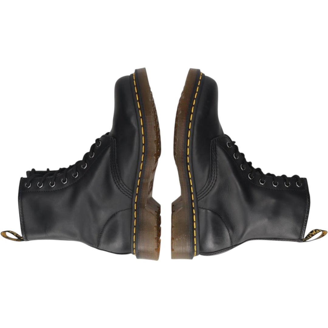 Dr. Martens 11821 8-hole boots, size 6 Women's 25.0cm genuine leather black type Vintage Second Hand