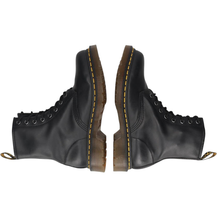 Dr. Martens 11821 8-hole boots, size 6 Women's 25.0cm genuine leather black type Vintage Second Hand