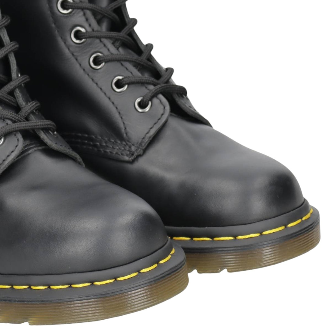 Dr. Martens 11821 8-hole boots, size 6 Women's 25.0cm genuine leather black type Vintage Second Hand
