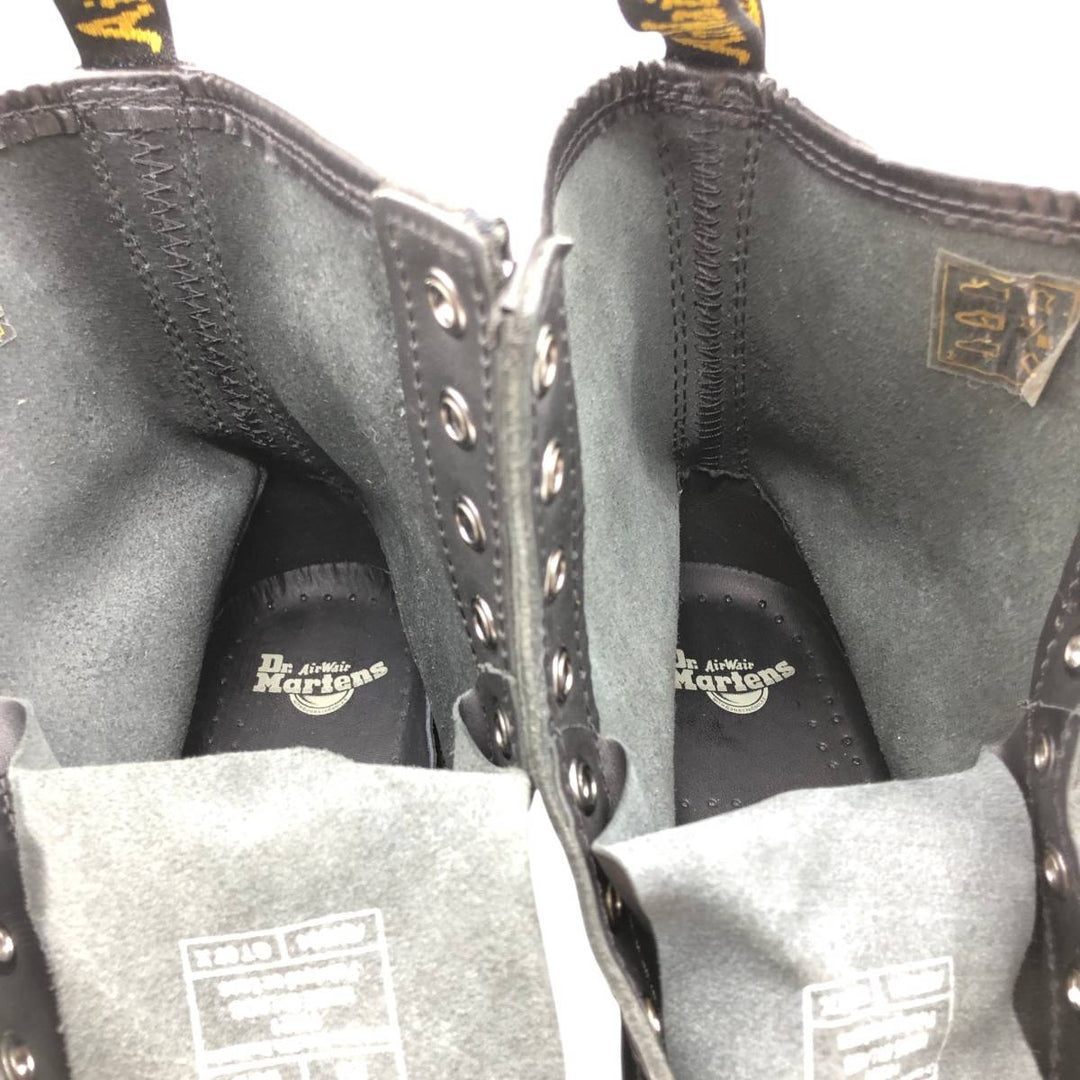 Dr. Martens 11821 8-hole boots, size 6 Women's 25.0cm genuine leather black type Vintage Second Hand