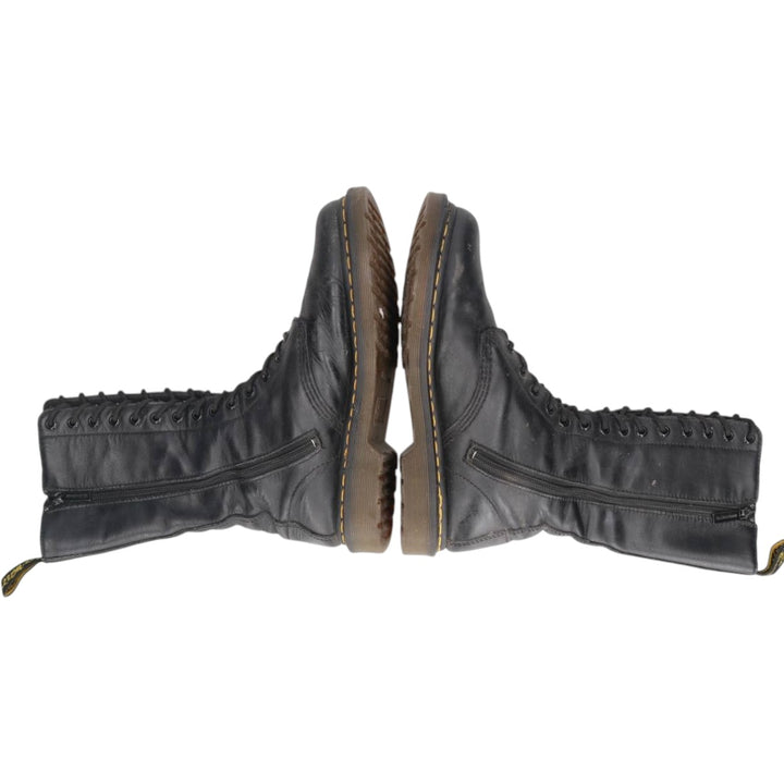 Dr. Martens 1B99 Side Zip 14-Hole Boots, Size 8 (Women's, equivalent to 10.6 inches) /saa015210 Women's 27.0cm unclear black type Vintage Second Hand