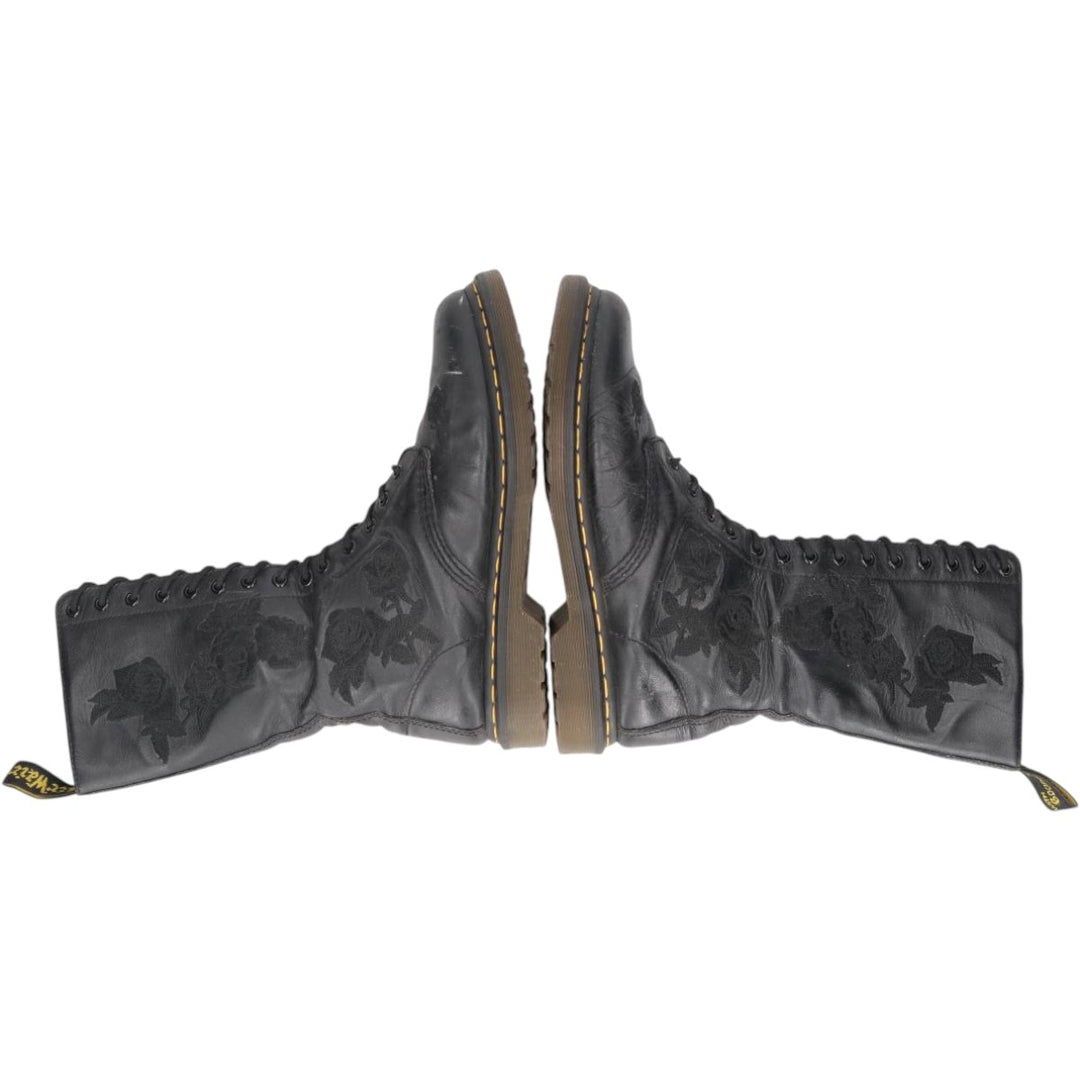 Dr. Martens 1B99 Side Zip 14-Hole Boots, Size 8 (Women's, equivalent to 10.6 inches) /saa015210 Women's 27.0cm unclear black type Vintage Second Hand